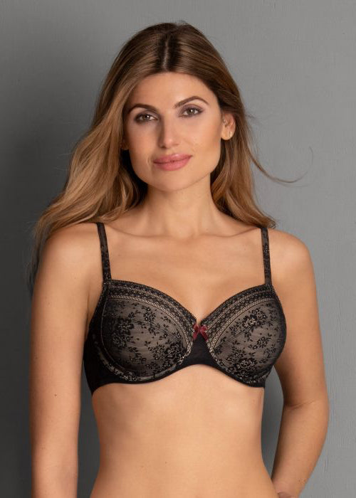 Rosa Faia Fleur 5653-Black