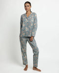 Garden Secret Pyjamas With Buttons: Azul / S
