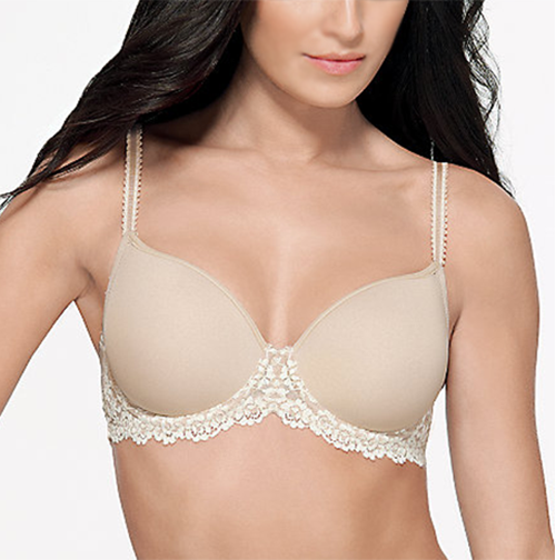 Wacoal Embrace Lace Underwired Bra In Nude,ivory- Nude